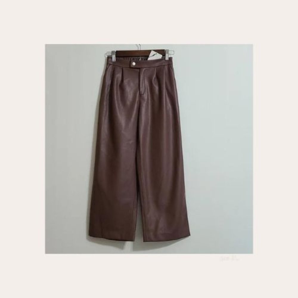 NWT Zara Girl Burgundy Pants